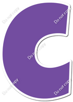 LG 18" Individuals - Flat Purple