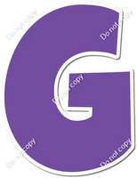 LG 12" Individuals - Flat Purple