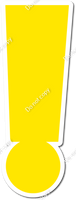 LG 23.5" Individuals - Flat Yellow