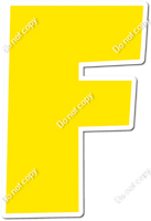LG 18" Individuals - Flat Yellow