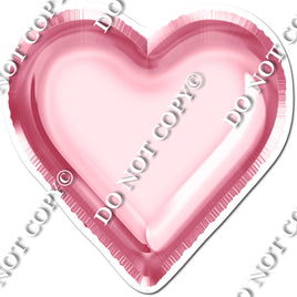 Baby Pink Foil Balloon Heart