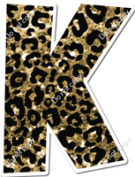 LG 18" Individuals - Sparkle Gold Leopard