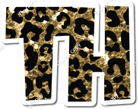 LG 18" Individuals - Sparkle Gold Leopard