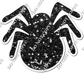 Silver Sparkle Spider Silhouette w/ Variants