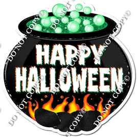 Happy Halloween Cauldron w/ Variants