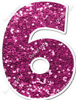 30" Individuals - Hot Pink Sparkle