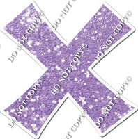 23.5" KG Individual Lavender Sparkle - Alphabet Pieces