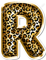 Foil 23.5" Individuals - Gold Leopard Foil