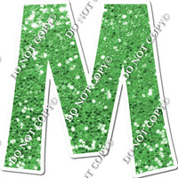 18" KG Individual Sparkle Lime - Alphabet Pieces
