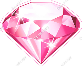 Mini - Baby Pink Gemstone w/ Variant