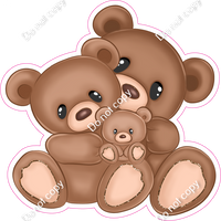 Mini - 3 Teddy Bears w/ Variants