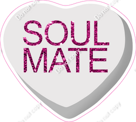 Mini - Soul Mate Conversation Heart w/ Variant