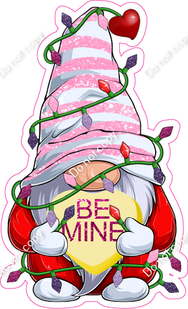 Mini - Gnome Holding Be Mine Heart w/ Variant