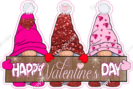 Mini - 3 Gnomes Happy Valentines Day w/ Variant