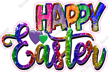 Mini - Rainbow Happy Easter Statement