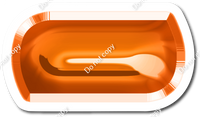 Foil 18" Individuals - Orange Foil