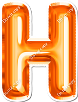 Foil 18" Individuals - Orange Foil