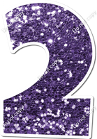 30" Individuals - Purple Sparkle