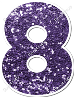 30" Individuals - Purple Sparkle