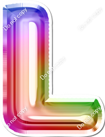 Foil 23.5" Individuals - Rainbow Foil