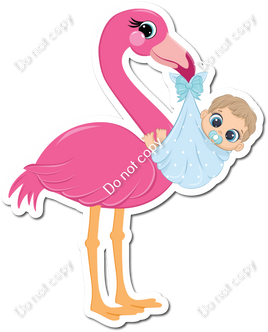 Flamingo Light Skin Tone Baby Boy w/ Variants
