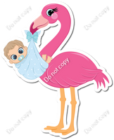 Flamingo Light Skin Tone Baby Boy w/ Variants