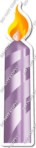 Flat - Lavender - Candle Style 2 w/ Variants