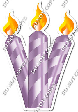 Flat - Lavender - Candle Bundle Style 2 w/ Variants