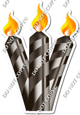 Flat - Chocolate - Candle Bundle Style 2 w/ Variants