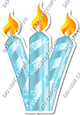 Sparkle - Baby Blue - Candle Bundle Style 2 w/ Variants