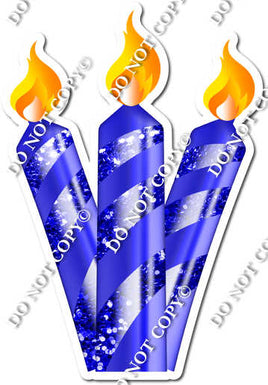 Sparkle - Blue - Candle Bundle Style 2 w/ Variants