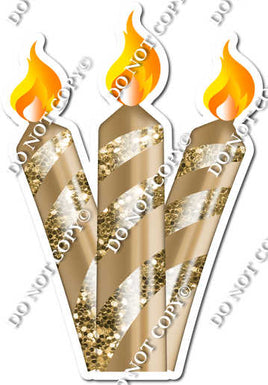 Sparkle - Gold - Candle Bundle Style 2 w/ Variants