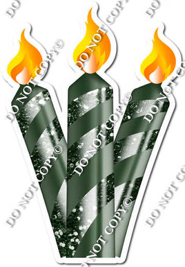 Sparkle - Hunter Green - Candle Bundle Style 2 w/ Variants
