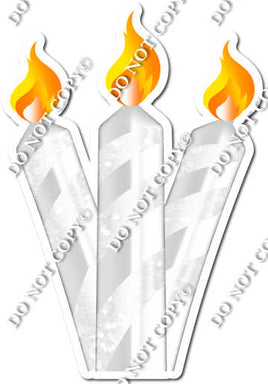 Sparkle - White - Candle Bundle Style 2 w/ Variants