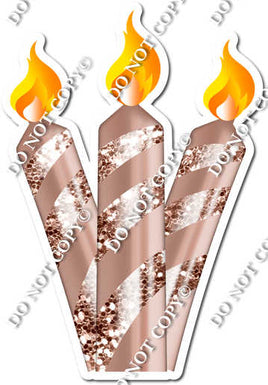 Sparkle - Rose Gold - Candle Bundle Style 2 w/ Variants