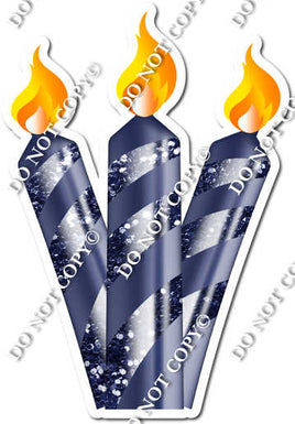 Sparkle - Navy Blue - Candle Bundle Style 2 w/ Variants