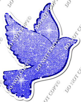 Blue Crushed Glitter Bird w/ variants