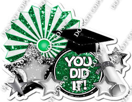 Green - You Did It Statement w/ Variants