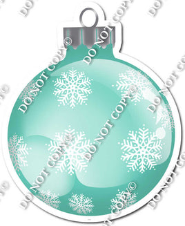 Flat Mint - Snowflakes - Christmas Ornament / Ball w/ Variants