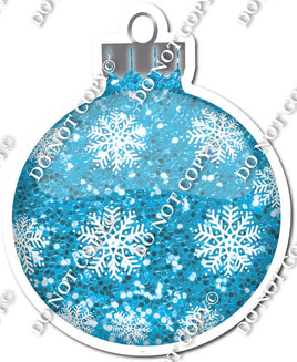 Sparkle Caribbean - Snowflakes - Christmas Ornament / Ball w/ Variants