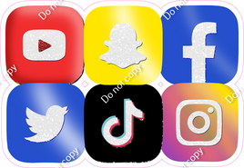 Social Media Icons w/ Variants