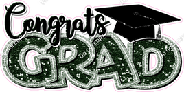 Hunter Green - Sparkle - Congrats Grad Statement w/ Variants