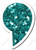LG 18" Individuals - Teal Sparkle
