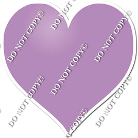 Flat - Lavender Heart - Style 2