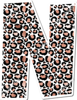 LG 18" Individuals - White Leopard