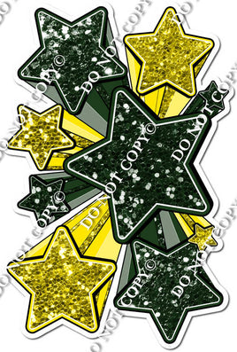 XL Star Bundle - Hunter Green & Yellow