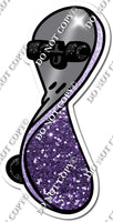 Purple Sparkle Skateboard w/ Variants