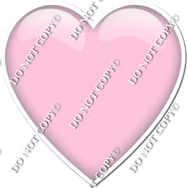 Flat - Baby Pink Heart - Style 1