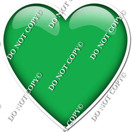 Flat - Green Heart - Style 1
