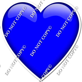 Flat - Blue Heart - Style 1